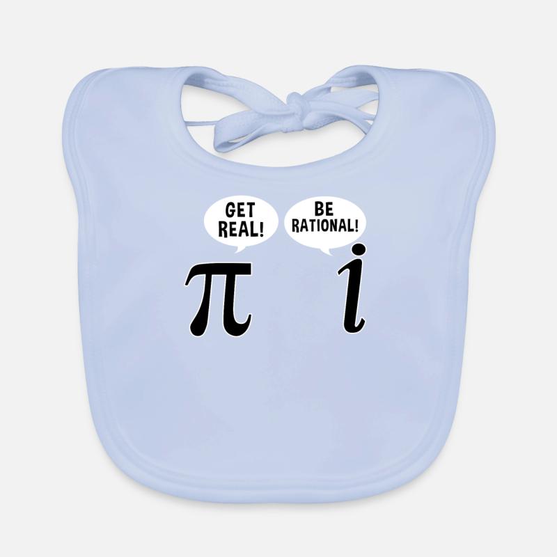 math funny saying scientist gift idea Organic Baby Bibs