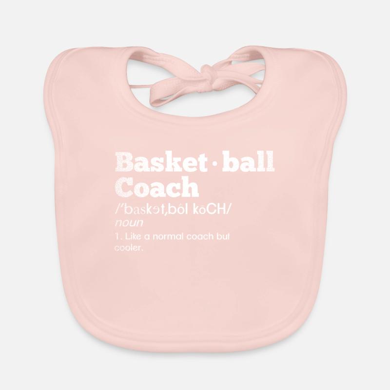 Basketball Coach Definition Trainer Geschenk Baby Bio-Lätzchen