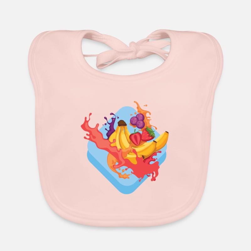 Früchte Baby Bio-Lätzchen