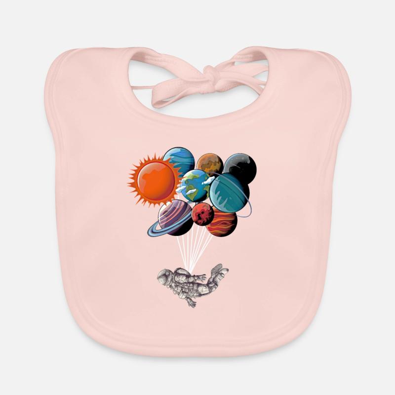 Space Astronaut Organic Baby Bibs