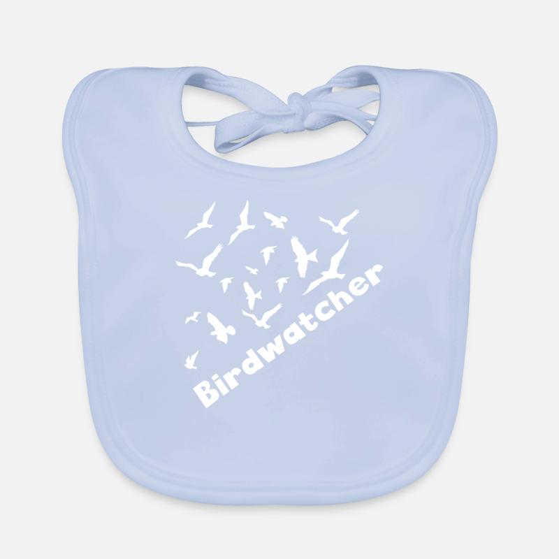 Birdwatcher Vogelkunde Ornithologe Geschenk Idee Baby Bio-Lätzchen