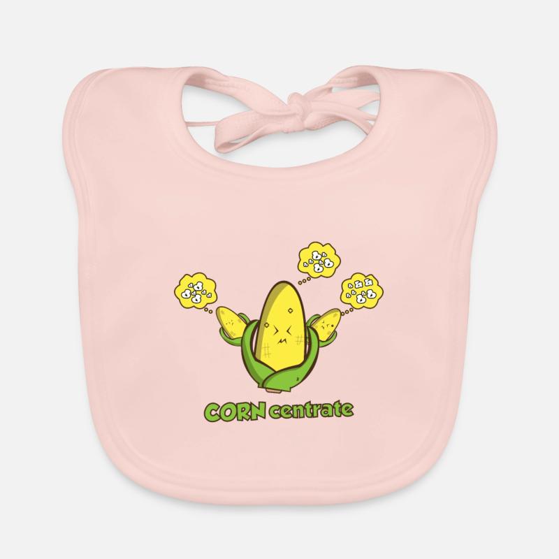 Sweet corn! Corn Corn Saying Gift Idea Organic Baby Bibs