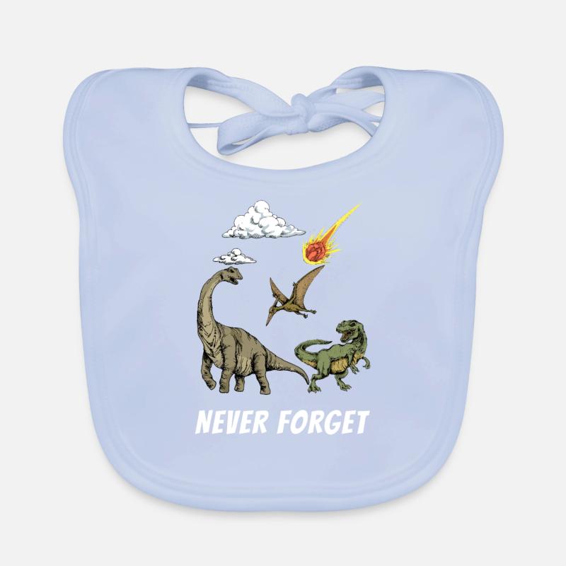 Dino Dinosaurier Steinzeit Fleischfresser T-Rex Baby Bio-Lätzchen