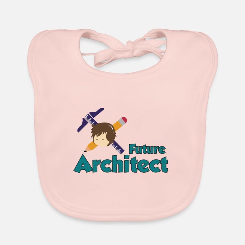 Future architect! Architecture gift idea Organic Baby Bibs