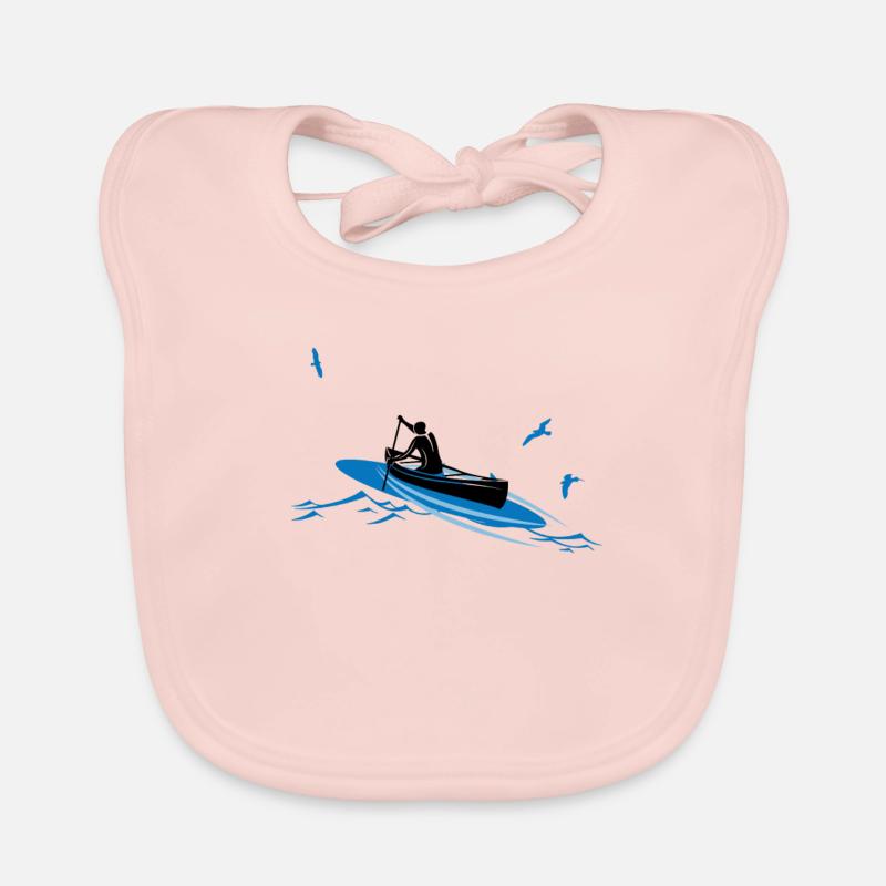Kayak - Bavoir bio Bébé - rose