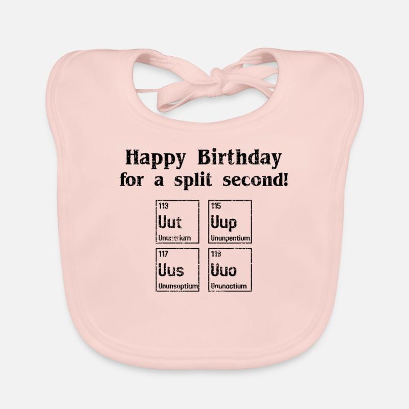 Geburtstag Science Baby Bio-Lätzchen