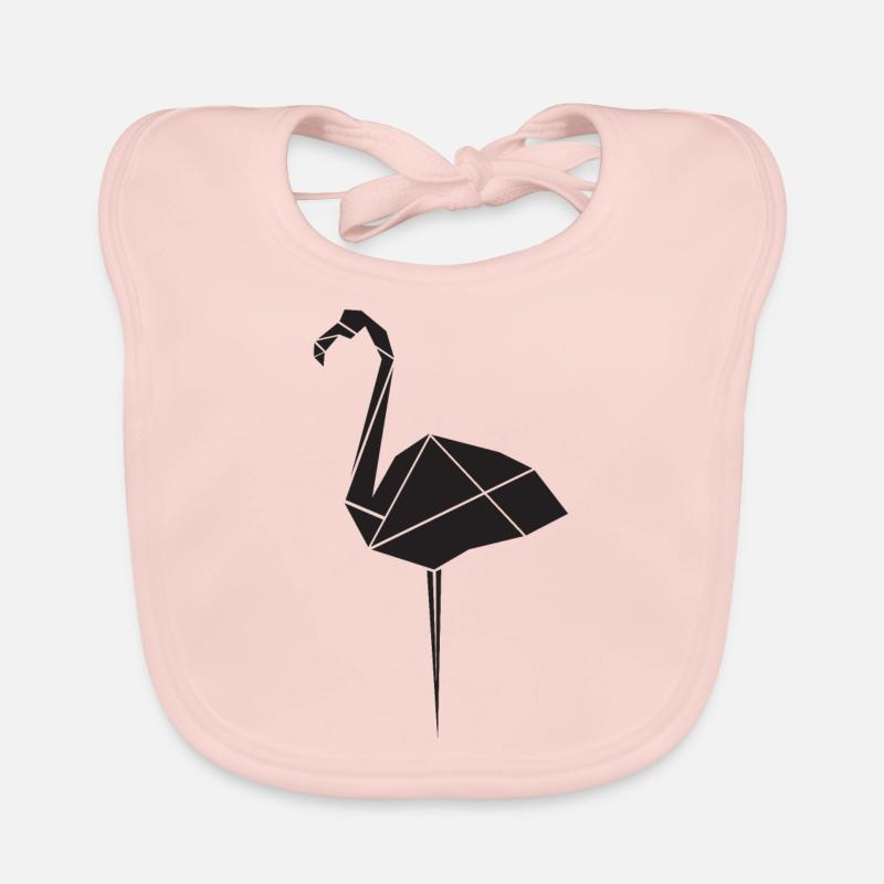 Vector flamingo Organic Baby Bibs