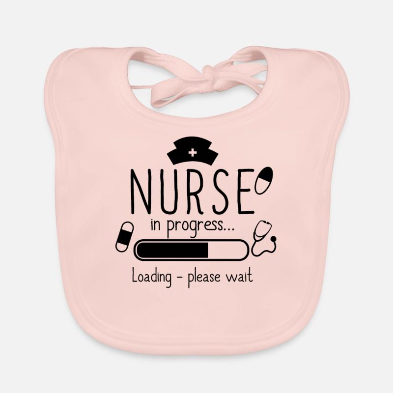 Krankenschwester Schule Ausbildung Baby Bio-Lätzchen
