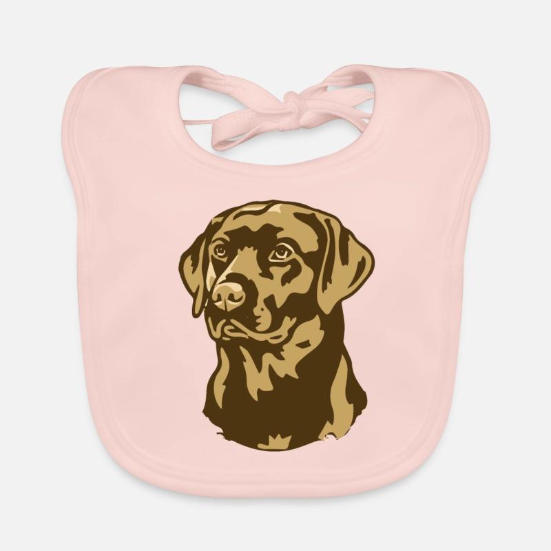 Evolution des Golden Retrievers Bavoir bio Bébé