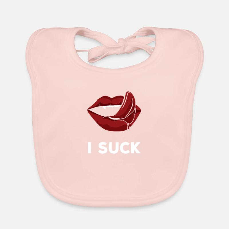 vampire - Bavoir bio Bébé - rose