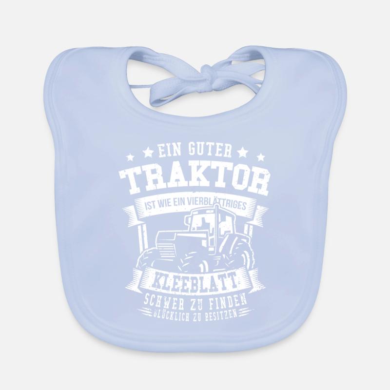 Traktor Shirt · Landwirtschaft · Kleeblatt Baby Bio-Lätzchen