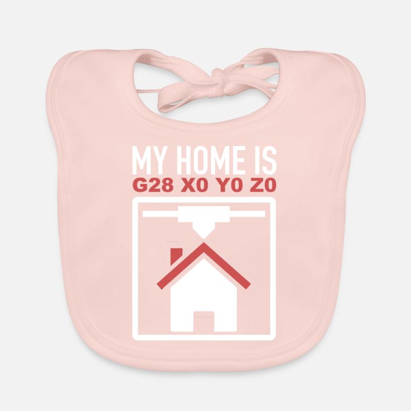 CNC Machinist Programmierer My Home Is G28 Baby Bio-Lätzchen
