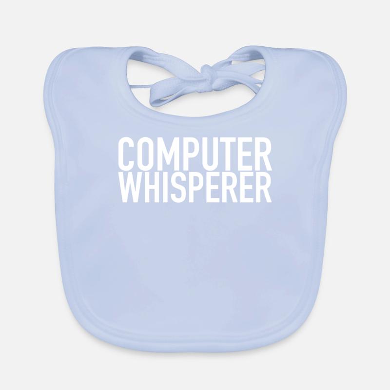 Computer Whisperer Tech Support IT Support IT Nerd Baby Bio-Lätzchen