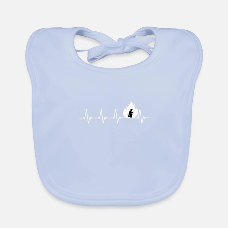 Fire Brigade Gift Delete Organic Baby Bibs
