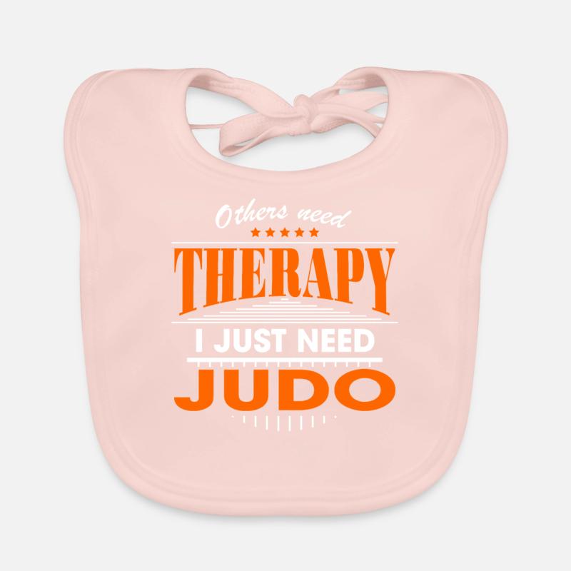 judo is my therapy Baby Bio-Lätzchen