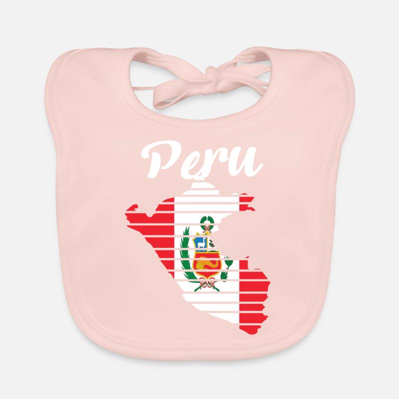 Peru - Baby Bio-Lätzchen - Rose