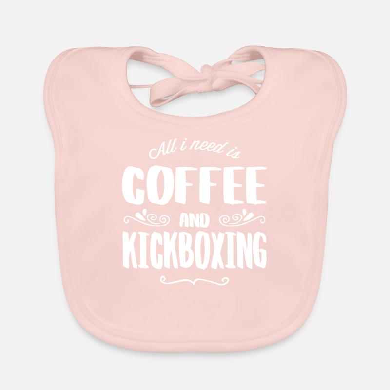 Kickboxing & Coffee Baby Bio-Lätzchen