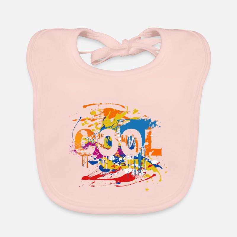 Moderne Kunst - Cool Baby Bio-Lätzchen