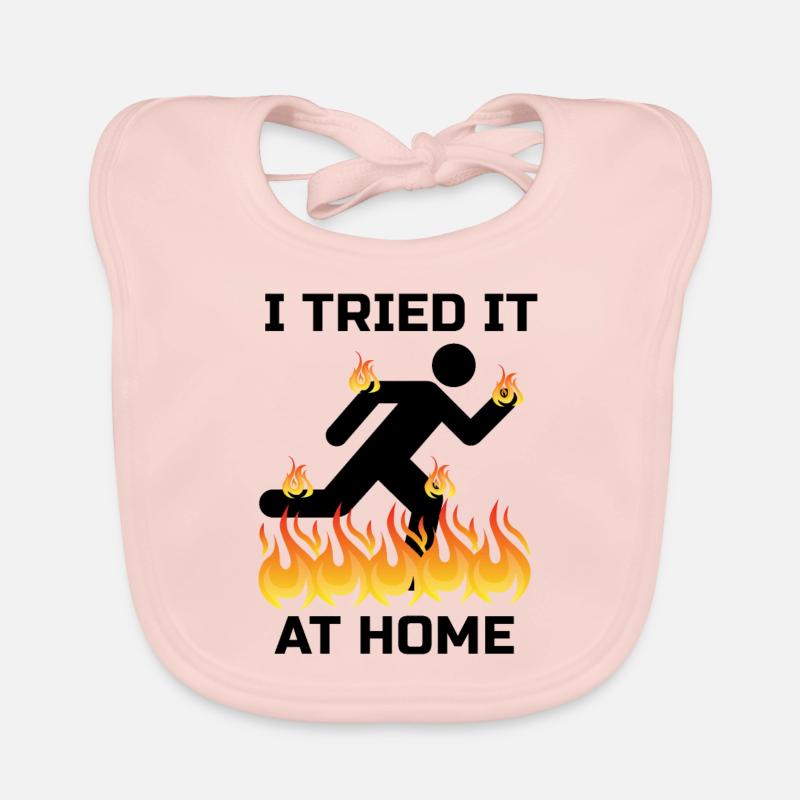 I Tried It At Home Experiment Unfall Geschenk Baby Bio-Lätzchen