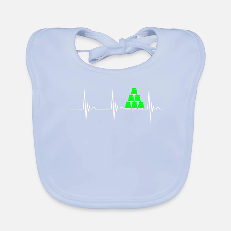Speed Stacking Heartbeat Cup Stacking Cup Stack Organic Baby Bibs