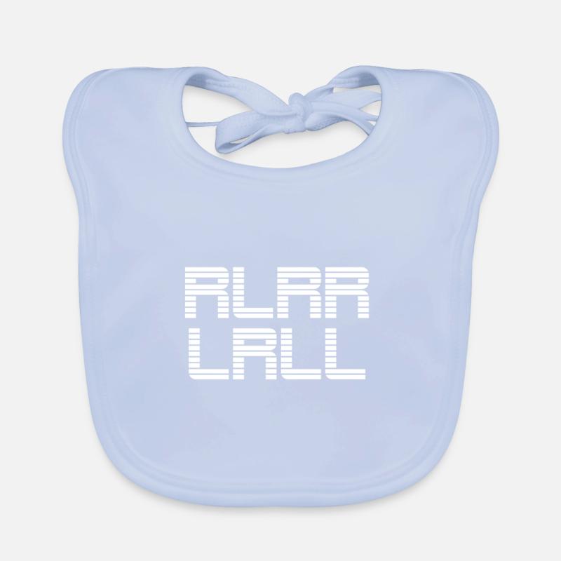 RlRR LRLL Paradiddle Drummer Batteur cadeau Bavoir bio Bébé
