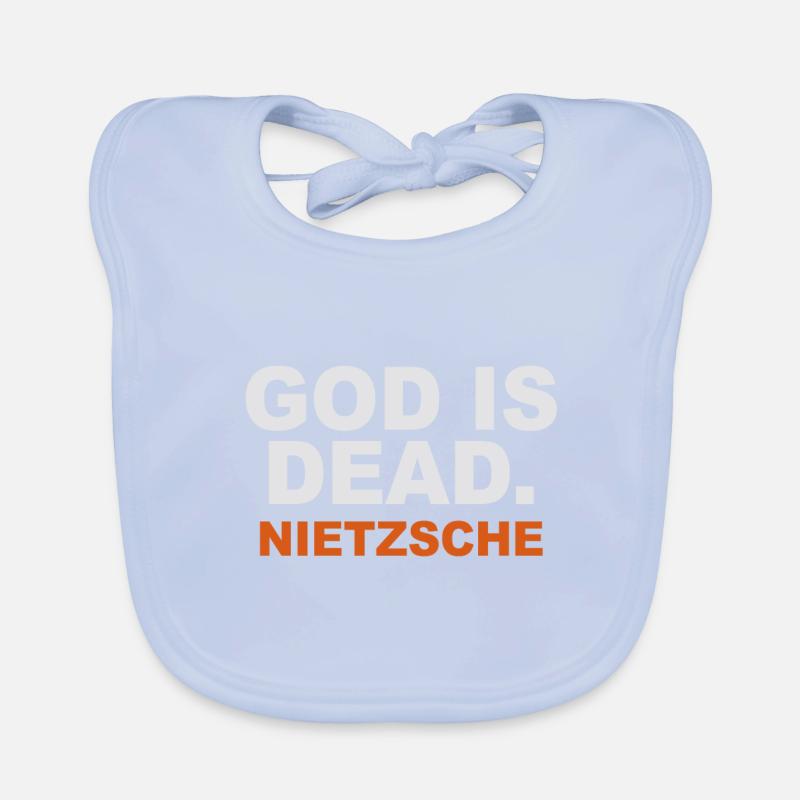 Dio è morto. Nietzsche Bavaglino ecologico per neonato
