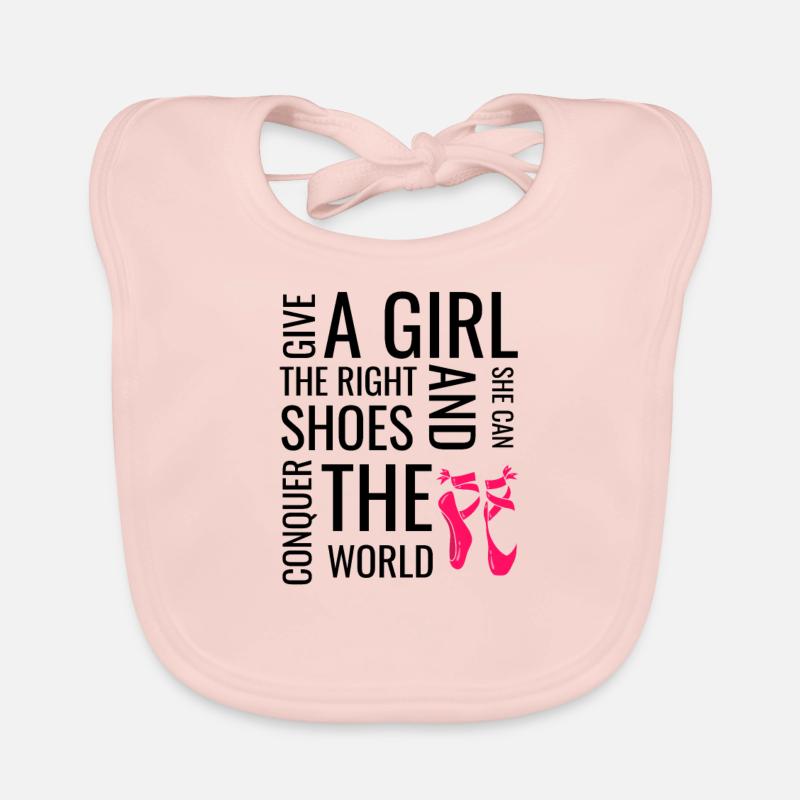Ballet ballerina dancing dance school nutcracker Organic Baby Bibs