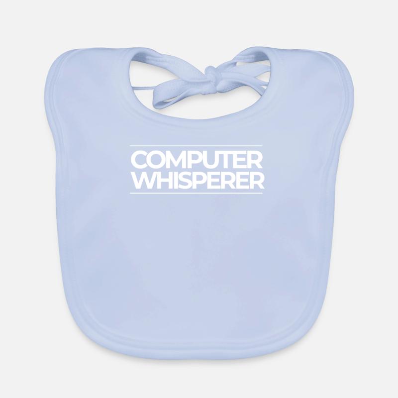 Computer Whisperer Nerd Stuff Geek Informatik Pc Baby Bio-Lätzchen
