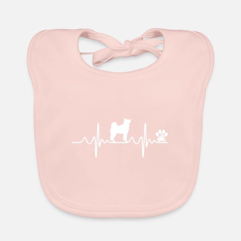 Husky - Baby Bio-Lätzchen - Rose