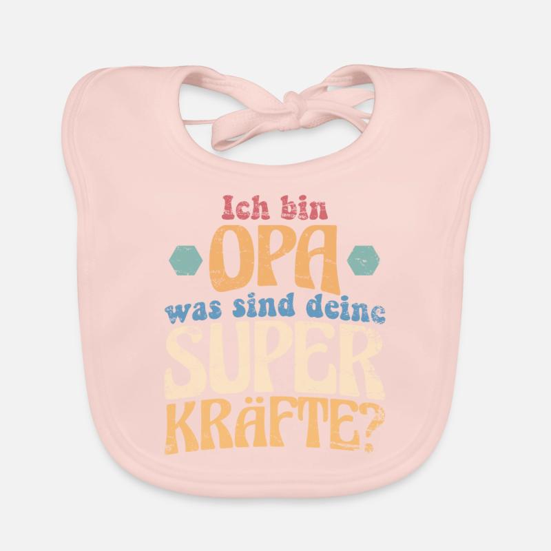 Ich bin Opa, was sind deine Superkräfte Baby Bio-Lätzchen
