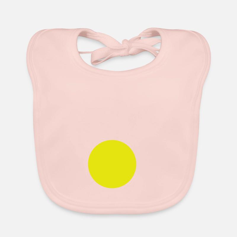 Point jaune Bavoir bio Bébé