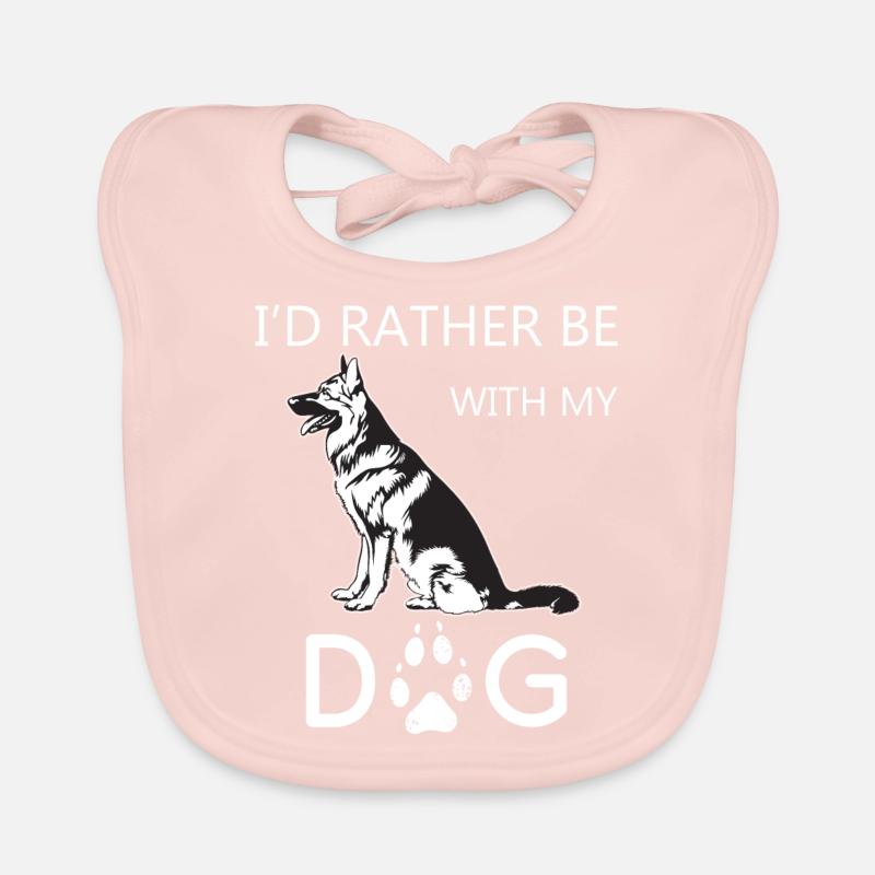 Schaeferhund Baby Bio-Lätzchen