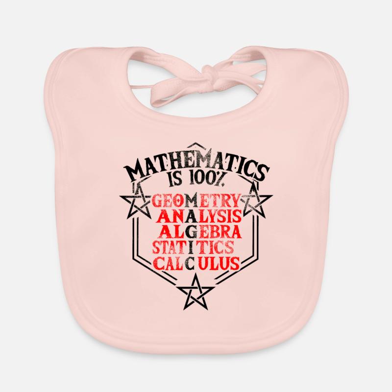 Math magic teacher school stats joke gift Organic Baby Bibs