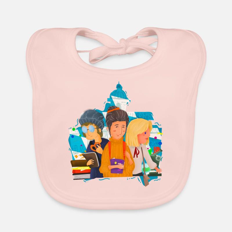 Student Bavaria University Campus Gift Organic Baby Bibs