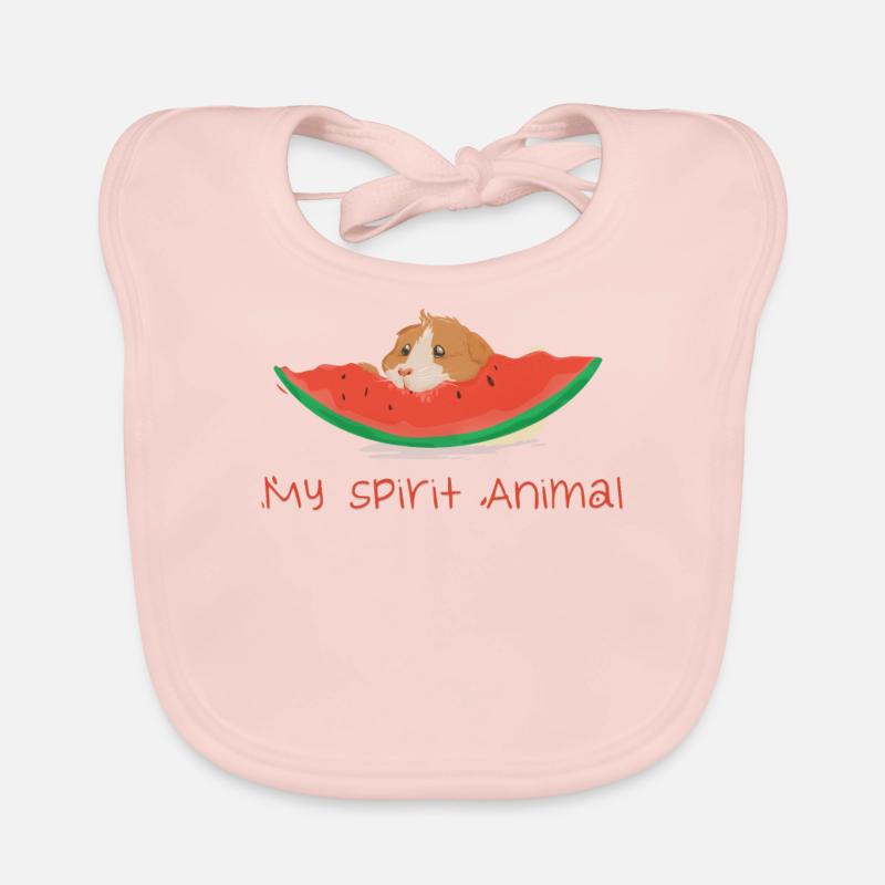 Cadeau de rongeur cochon d'Inde Bavoir bio Bébé