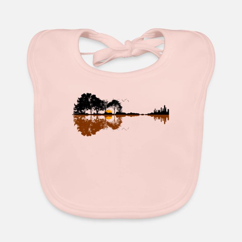 guitar Organic Baby Bibs