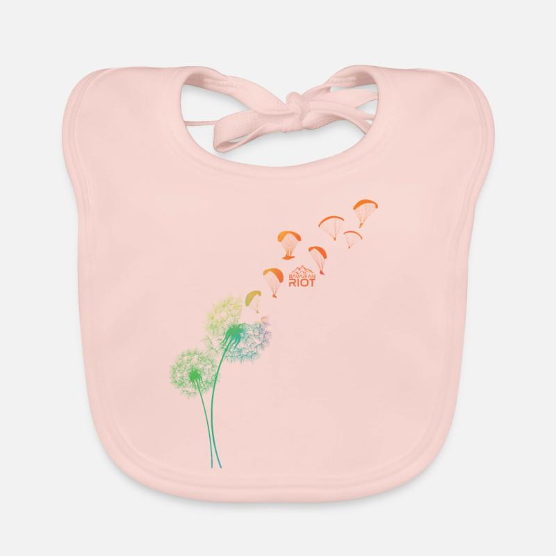 Dandelion Gleitschirm Baby Bio-Lätzchen