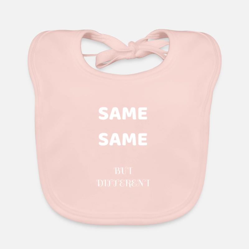 SAME SAME BUT DIFFERENT GESCHENKIDEE SHIRT Baby Bio-Lätzchen