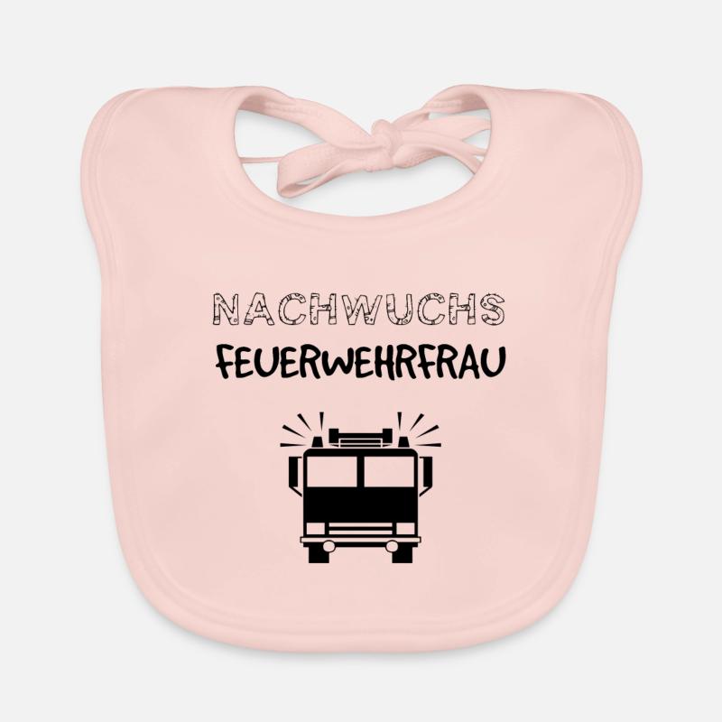 Naissance idée cadeau pompier Bavoir bio Bébé