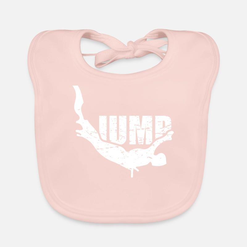 Bungee Jumping Baby Bio-Lätzchen