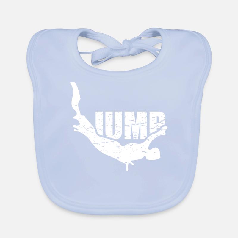 Bungee Jumping Baby Bio-Lätzchen