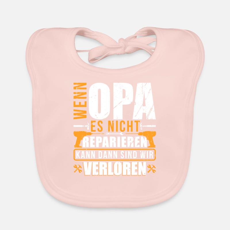 Handwerker Opa Geschenk - Super Vatertagsgeschenk Baby Bio-Lätzchen