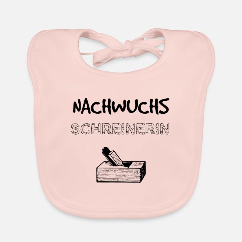 Young carpenter - carpenter gift idea Organic Baby Bibs