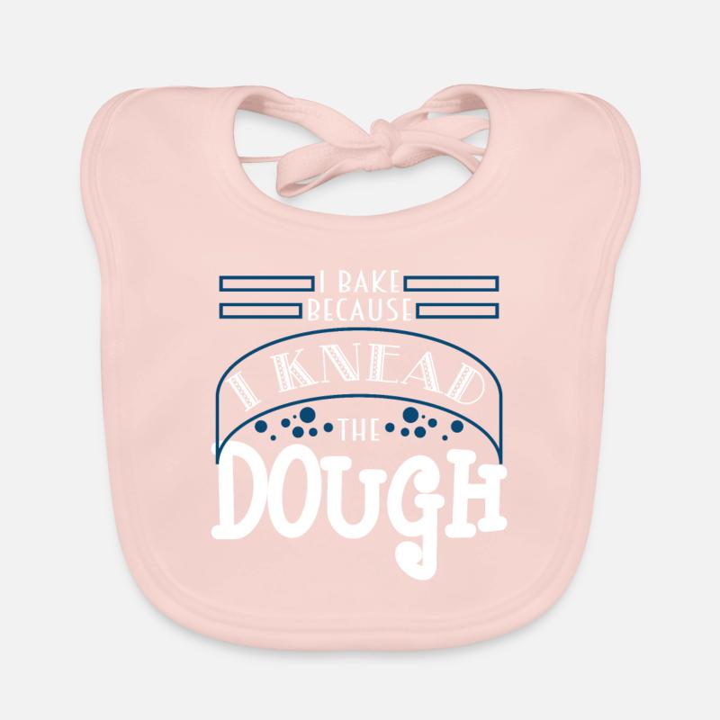 je fais cuire - Bavoir bio Bébé - rose