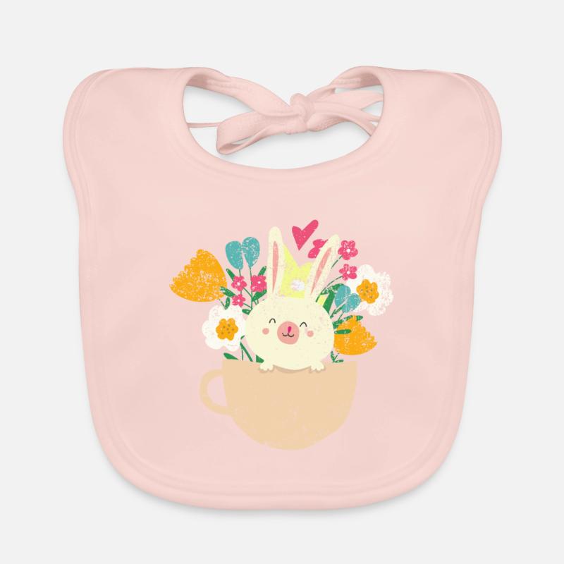 Pâques Bavoir bio Bébé