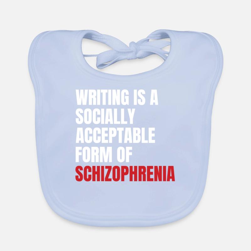 Sensibilisation à la schizophrénie TShirt Design Writing Bavoir bio Bébé
