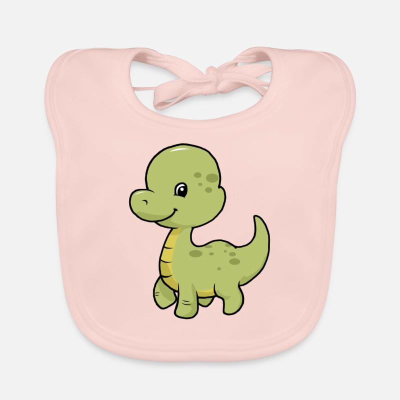 Petit bébé Dino Bavoir bio Bébé