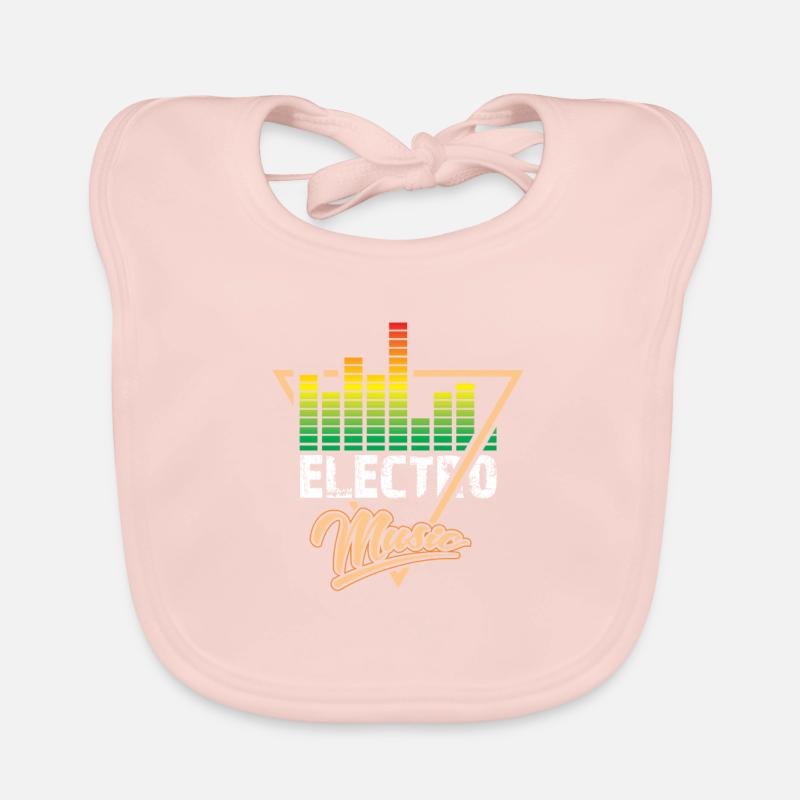Electro Music Logo Bavoir bio Bébé