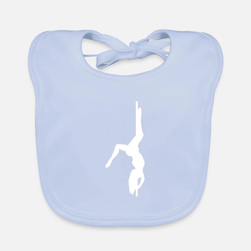 Pole dance dance danseuse danseuse silhouette Bavoir bio Bébé