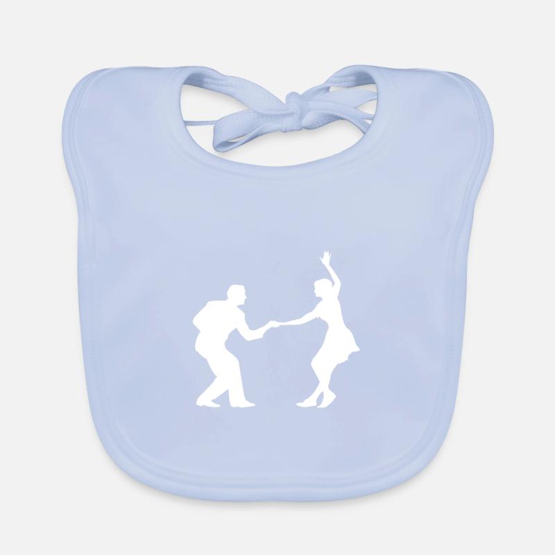Silhouette de danseur danseur danse danse swing Bavoir bio Bébé